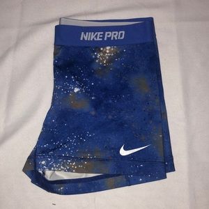 Galaxy Print Nike Pro Dri-Fit Spandex